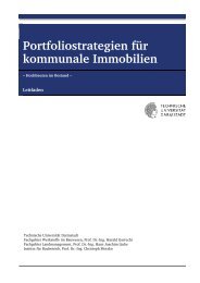 Portfoliostrategien für kommunale Immobilien - Geodätisches Institut ...