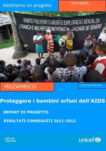 Proteggere i bambini orfani dell'AIDS MOZAMBICO - Unicef