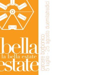 Scarica il programma - La Bella Estate