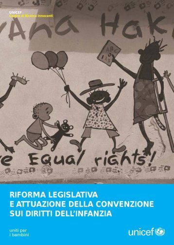 riforma legislativa e attuazione della convenzione sui diritti dell ...