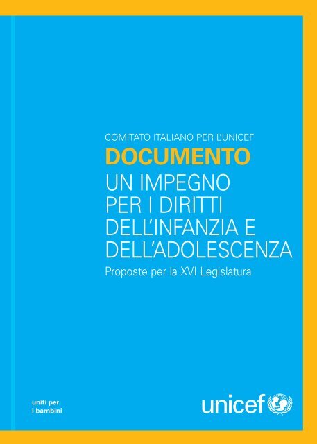 DOCUMENTO UN IMPEGNO PER I DIRITTI DELL ... - Unicef