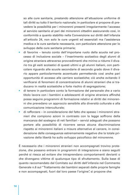 DOCUMENTO UN IMPEGNO PER I DIRITTI DELL ... - Unicef