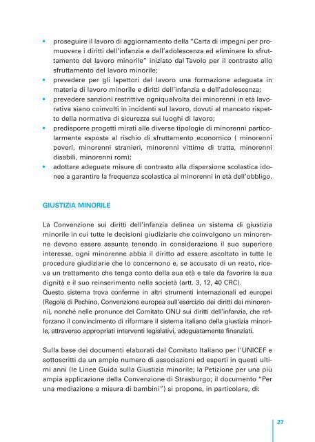 DOCUMENTO UN IMPEGNO PER I DIRITTI DELL ... - Unicef