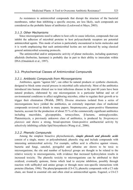 Medicinal Plants Classification Biosynthesis and ... - Index of