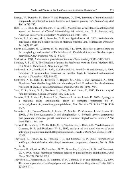 Medicinal Plants Classification Biosynthesis and ... - Index of