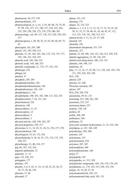 Medicinal Plants Classification Biosynthesis and ... - Index of