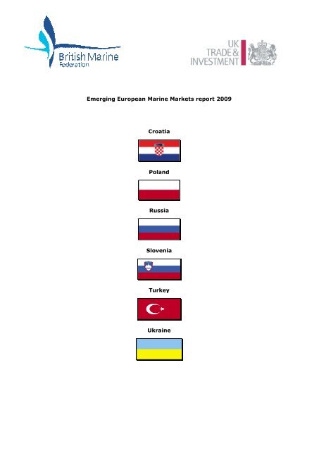 Emerging European Marine Markets report 2009 Croatia Poland ...