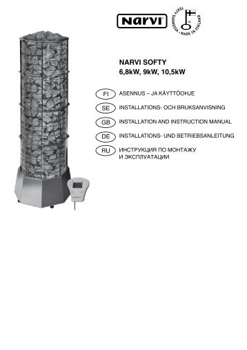 NARVI SOFTY 6,8kW, 9kW, 10,5kW - Narvi Oy