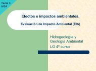 Efectos e impactos ambientales. EvaluaciÃ³n de Impacto Ambiental ...