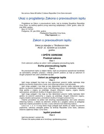 Na osnovu člana 88 tačke 2 Ustava Republike ... - Sudovi Crne Gore