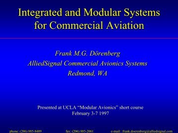 Integrated and Modular Systems for Commercial ... - Nonstop Systems