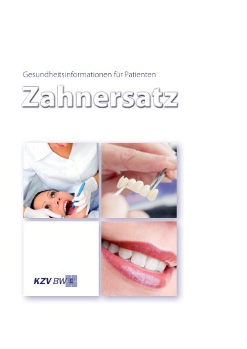 patienteninformation Zahnersatz
