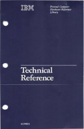 IBM 5155/5160 - Technical Reference - Minuszerodegrees.net