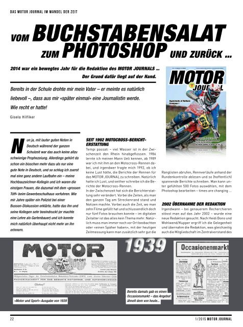 SAM MOTOR JOURNAL 2015/01