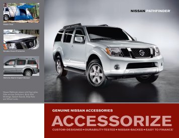 Nissan Pathfinder | Accessories Brochure | Nissan USA