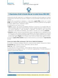 2. Esportazione di dati in formato Web per le versioni ... - lorenzi.info