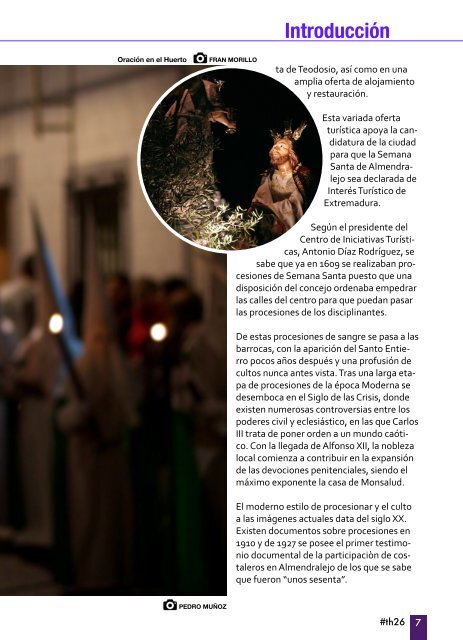 Revista Turismo Humano 27. ALMENDRALEJO SEMANA SANTA