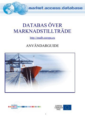 2. tillämpade tariffer - Market Access database - Europa