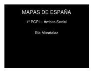 Power point mapas de EspaÃ±a - Recursos para PCPI