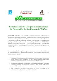 conclusiones - AsociaciÃ³n EspaÃ±ola de la Carretera
