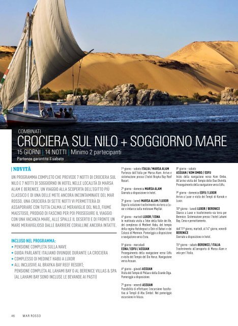 Scarica il catalogo in formato PDF - Travel Operator Book