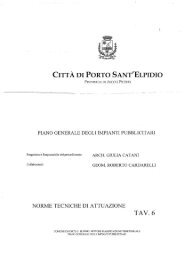 piano impianti pubblicitari - Comune di Porto Sant'Elpidio