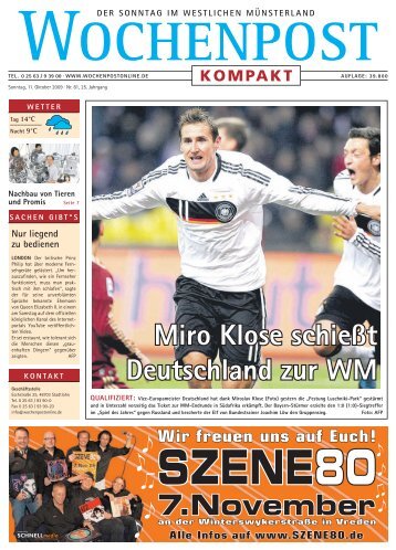 Miro Klose schießt Deutschland zur WM