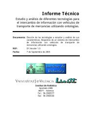 Informe Técnico - Instituto de Robotica