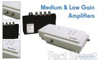 Medium & Low Gain Amplifiers - Blusensnetworks