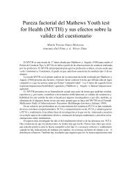 Pureza factorial del Mathews Youth test for ... - Quaderns Digitals
