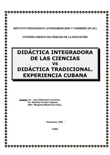 DIDÃCTICA INTEGRADORA DE LAS CIENCIAS ... - Quaderns Digitals