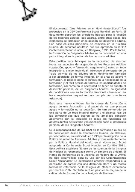 Documento - Marco de Referencia de la Insignia de Madera