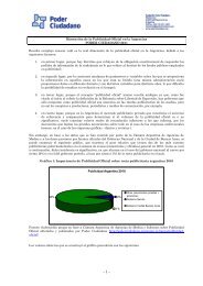 DimensiÃ³n de la Publicidad Oficial en la Argentina - Poder Ciudadano