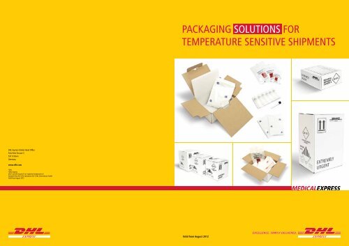 DHL Thermo Packaging Brochure