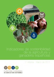 Indicadores de sostenibilidad de la agricultura y ganaderÃ­a espaÃ±olas