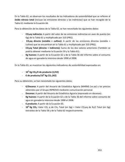 Indicadores de sostenibilidad de la agricultura y ganaderÃ­a espaÃ±olas