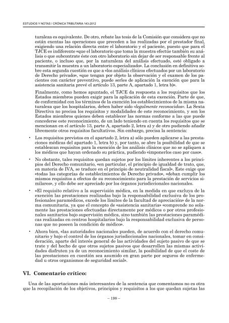 Comentarios de Jurisprudencia Comunitaria - Consejo General de ...