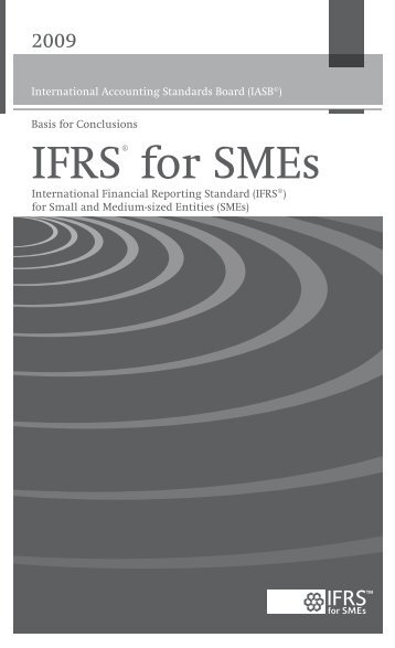 IFRS for SMEs Basis for Conclusions.fm - Consejo General de ...