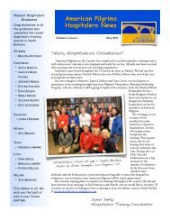 Hospitalero News-Mar 2011 - American Pilgrims on the Camino