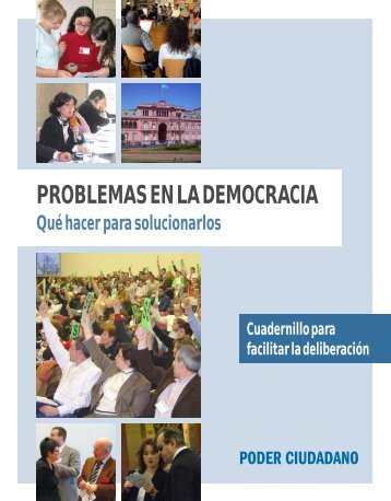 problemas en la democracia - Poder Ciudadano