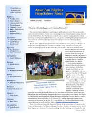 Hospitalero News-April 2010 - American Pilgrims on the Camino