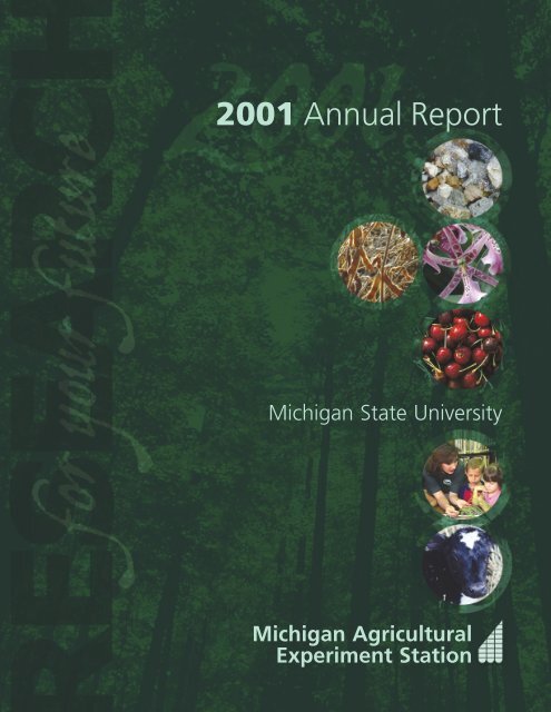 01 ANNUAL REPORT - AgBioResearch - Michigan State University