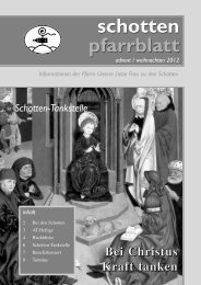 Ausgabe Nr. 41, Advent 2012 - Schottenpfarre