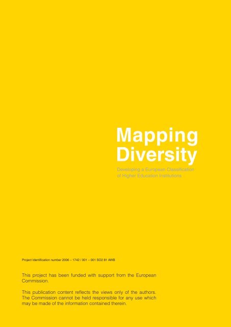 Mapping Diversity: Developing a European Classification of ... - U-Map