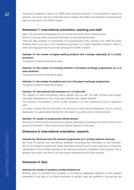 Mapping Diversity: Developing a European Classification of ... - U-Map