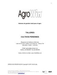 Taller cultivos perennes - InSoft Ltda.