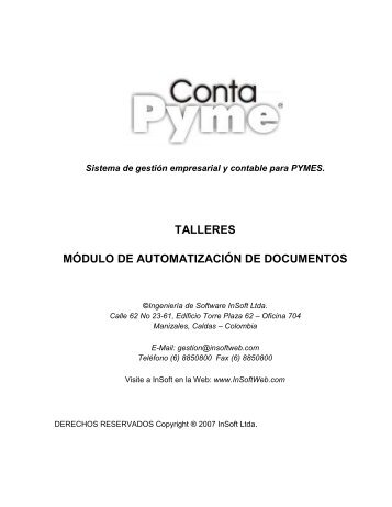 Taller AutomatizaciÃ³n de Documentos - InSoft Ltda.