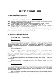 (194 Kb) 08 - Sector Muebles - 2009 - Comercio.es