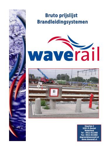 Bruto prijslijst Brandleidingsystemen - Waverail