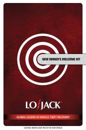 to download your Client Manual - Lojack